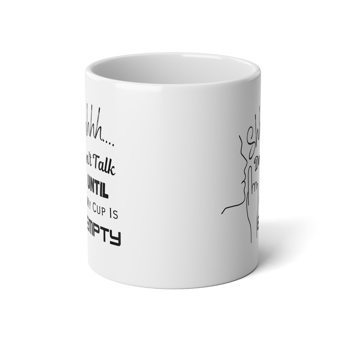 Shhhh Jumbo Mug, 20oz