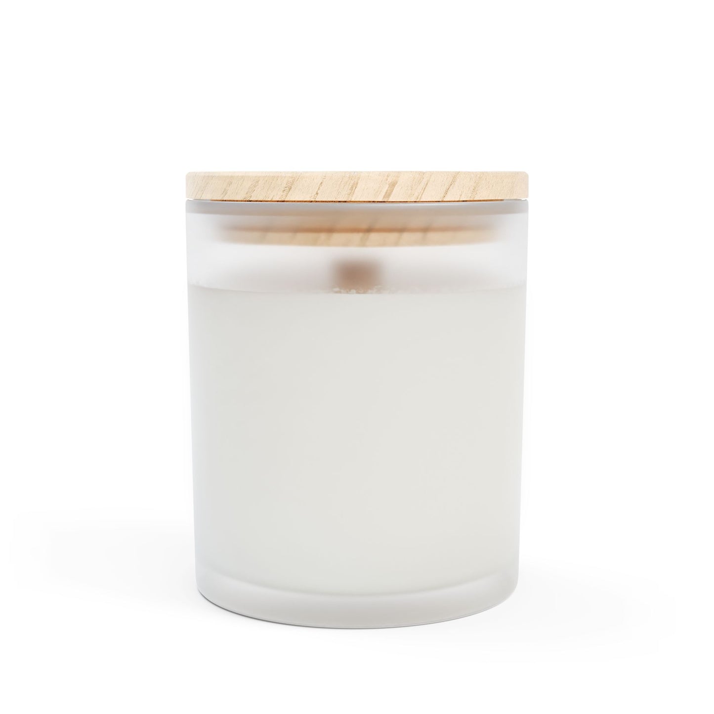 Last F*ck Frosted Glass Wooden Wick Candle, 11oz