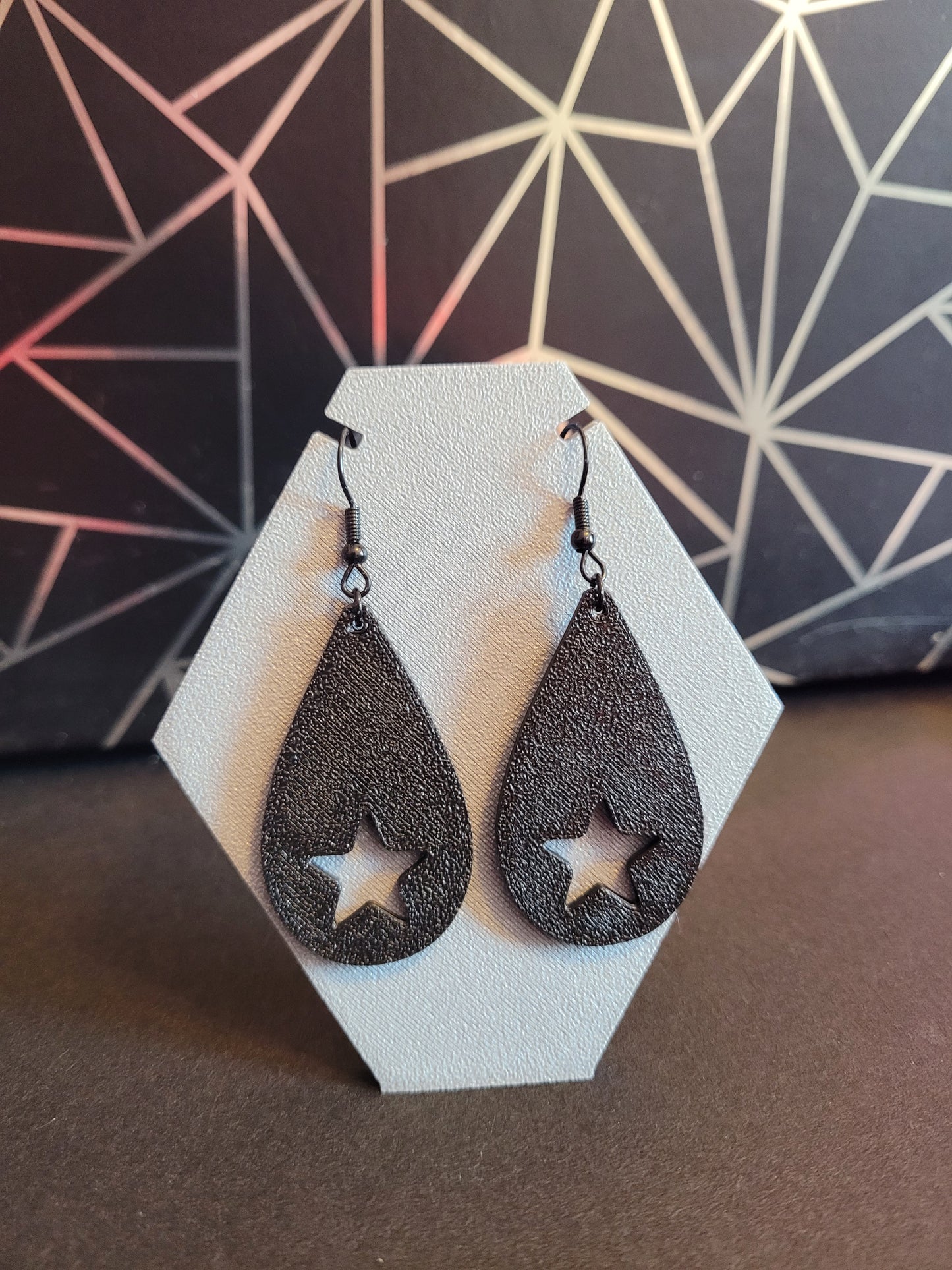 Teardrop Star Earrings